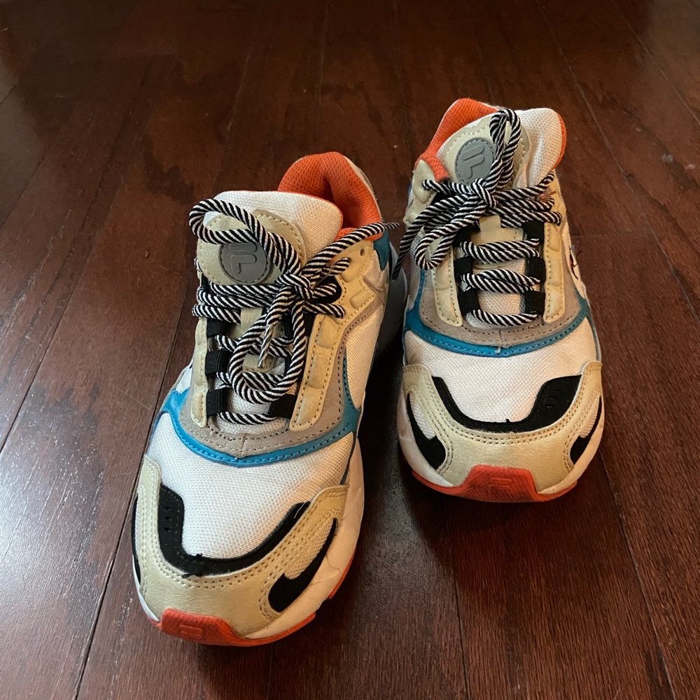 Fila Ray Tracer Sneakers orange, white, blue